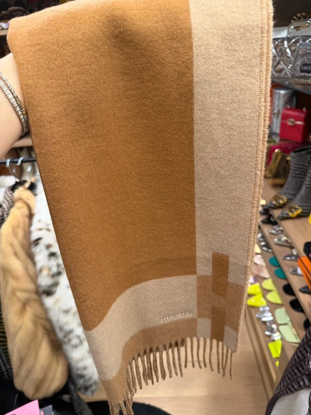 Hermes Camel & Beige Wool Scarf
H Passant - Picture 7 of 10